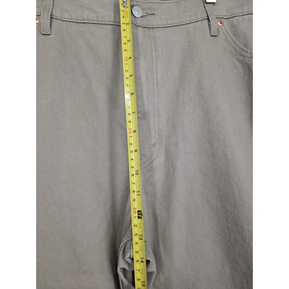 New Levis Original 511 Mens 46/28 (L26) Stretch KHAKI/BEIGE SlimFit Jeans RT:$70